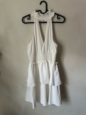 Amanda Uprichard Justina Dress In Ivory Size Large